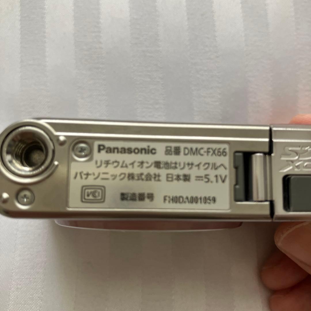 【動作確認済】Panasonic デジカメ LUMIX DMC-FX66 ピンク
