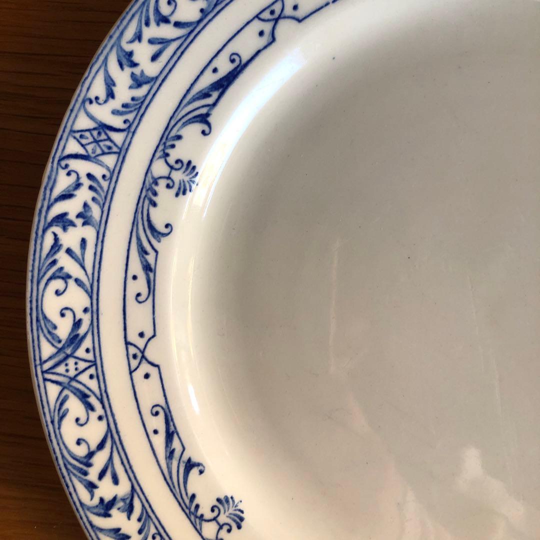① Creil et Montereau Colbert 平皿 アンティーク