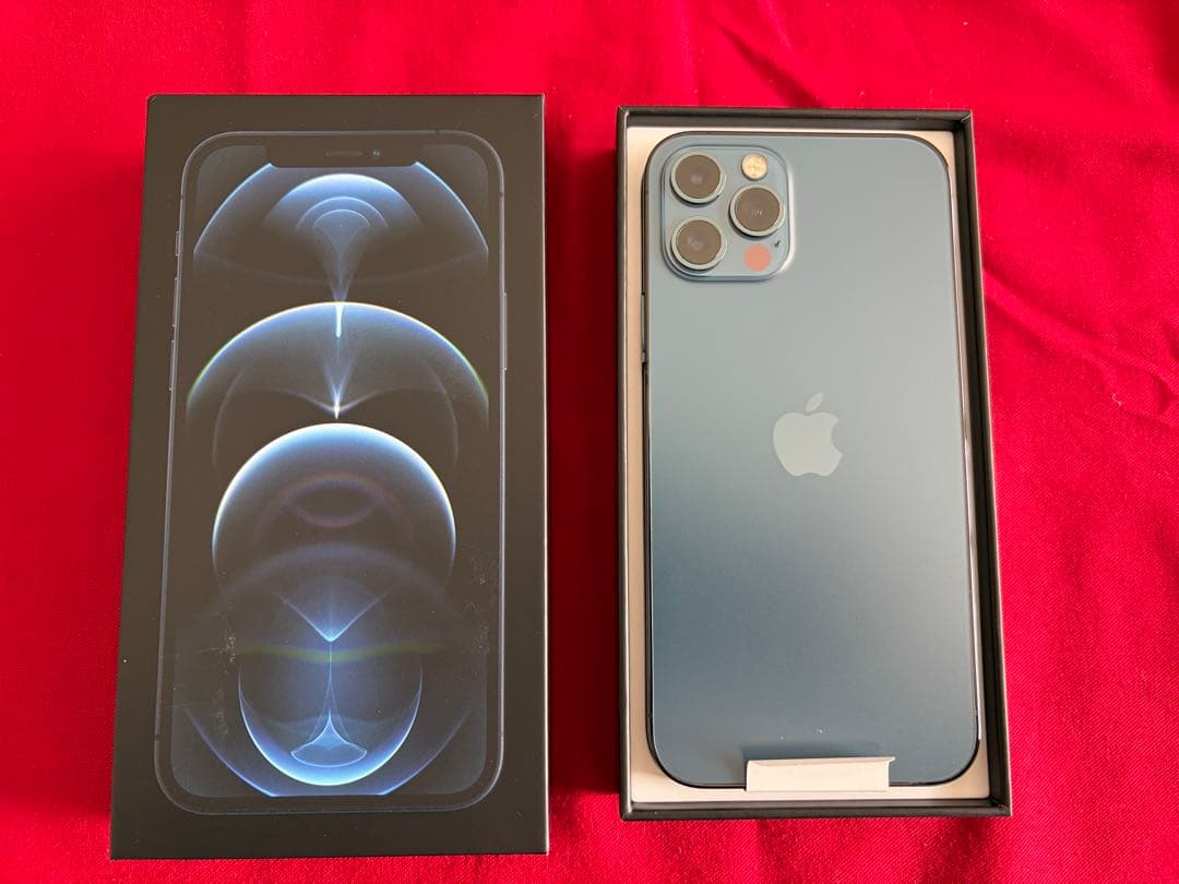 【超美品】Apple iPhone 12 Pro パシフィックブルー 本体