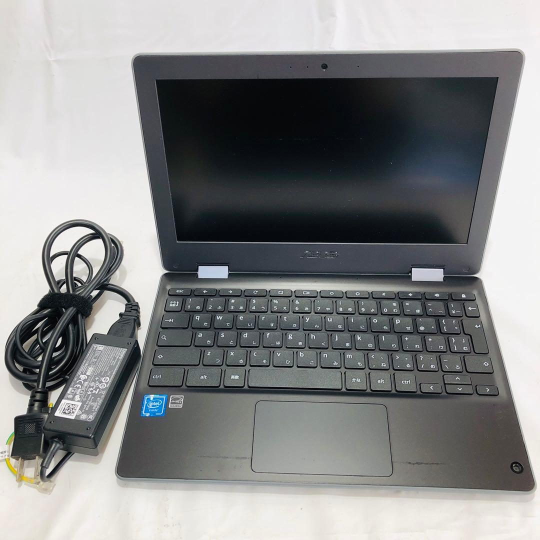 ASUS C214MA-GA0029 Chromebook ACアダプター付き