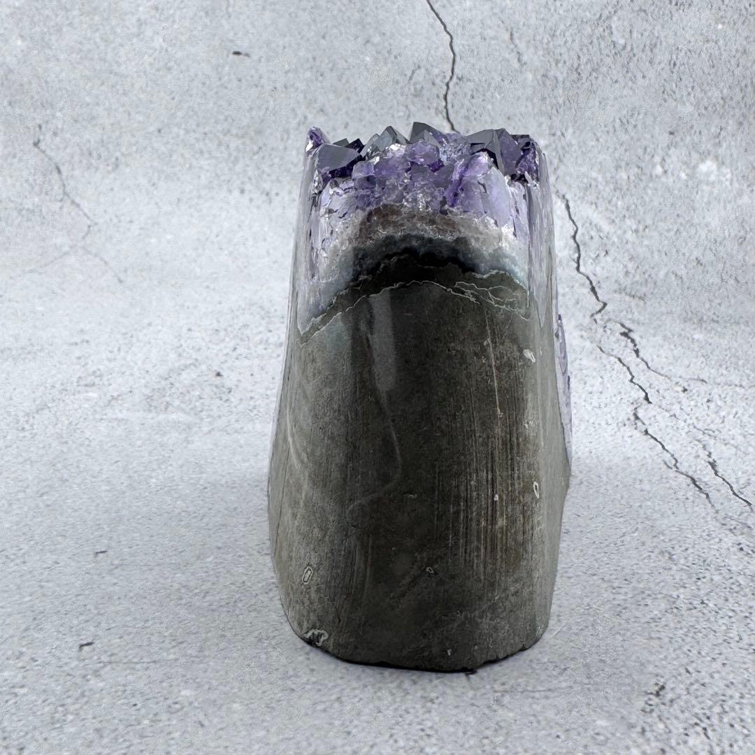 G-195高品質アメジスト クラスター ドーム　ウルグアイ産 高濃度 天然石