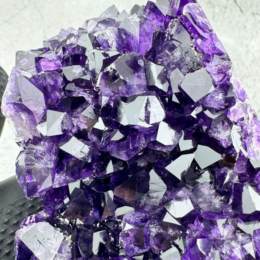 G-195高品質アメジスト クラスター ドーム　ウルグアイ産 高濃度 天然石