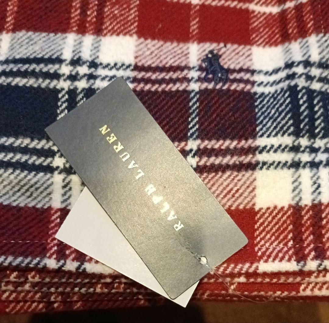 ◇ラルフローレン　Ralph Lauren チェック柄　ブランケット◇TBLKT