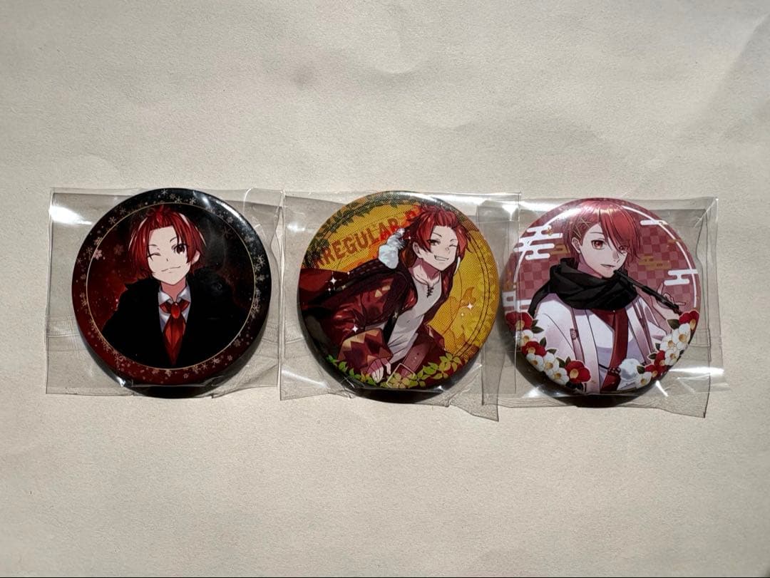 いれいす缶バッジまとめ売り　りうら