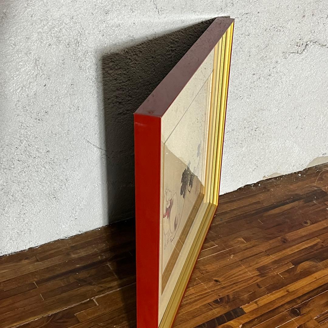 【額装アート】葛飾北斎 画狂老人卍『猫』 和風アート インテリア 複製画