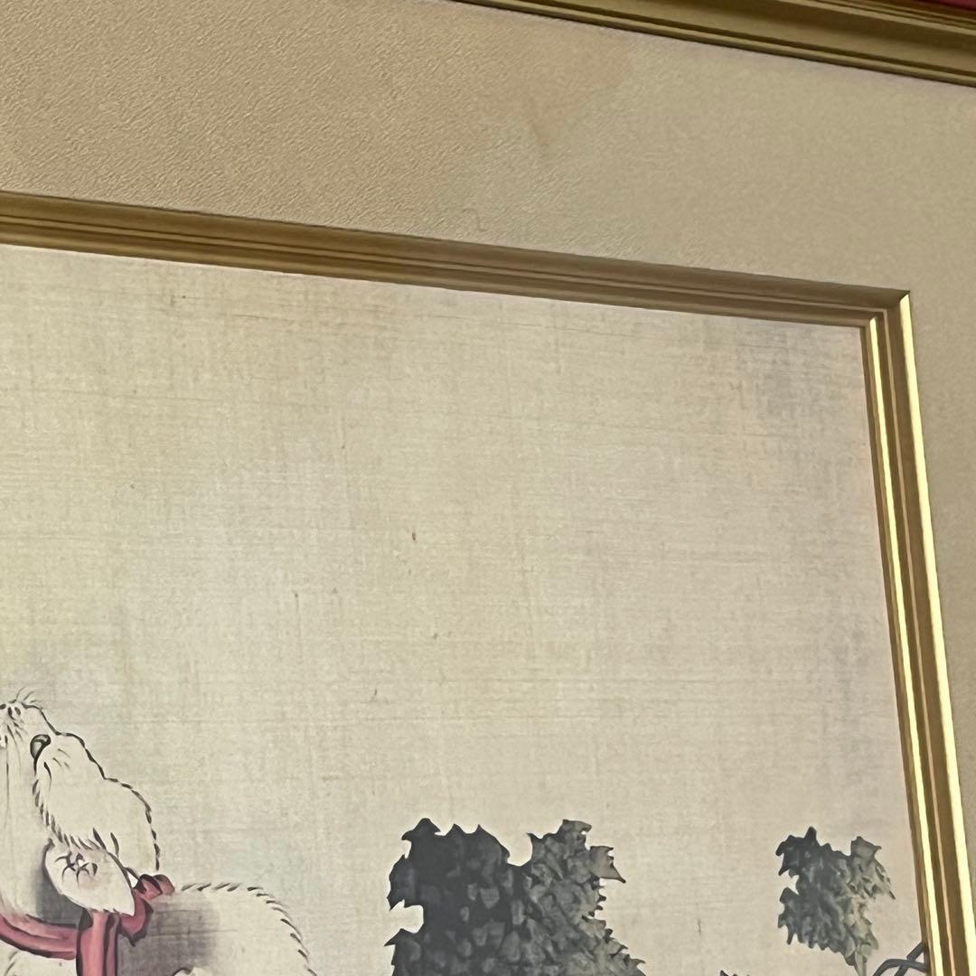 【額装アート】葛飾北斎 画狂老人卍『猫』 和風アート インテリア 複製画