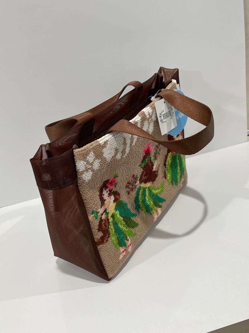 新品未使用　FELLER ハワイアン刺繍 トートバッグ