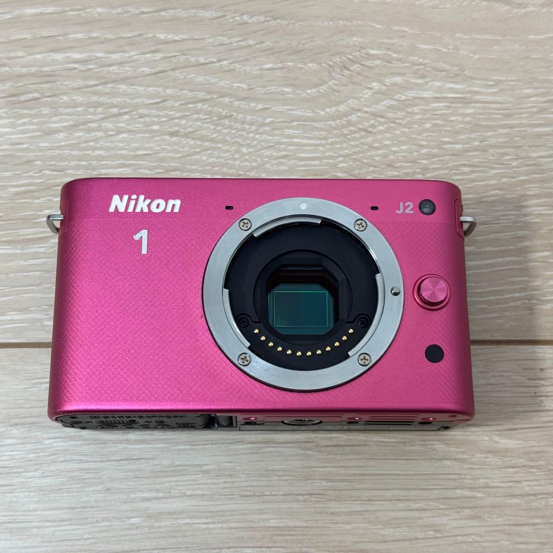 【撮影可 ジャンク扱い】 Nikon 1 J2 ボディ ピンク