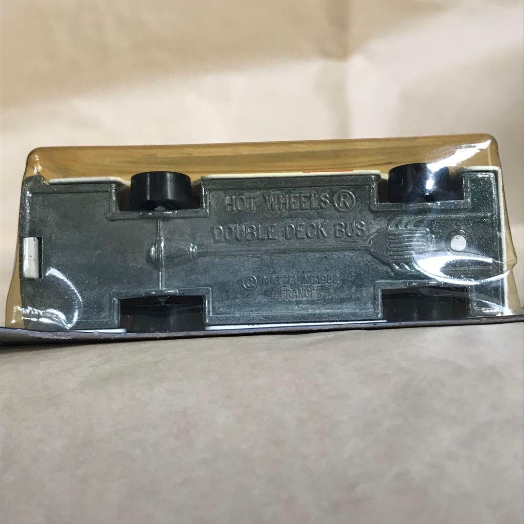 未開封　Hot Wheels Double Deck Bus バス ダイキャスト