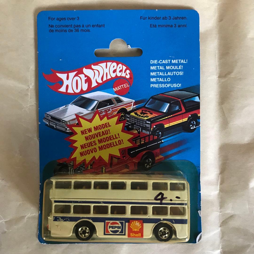 未開封　Hot Wheels Double Deck Bus バス ダイキャスト