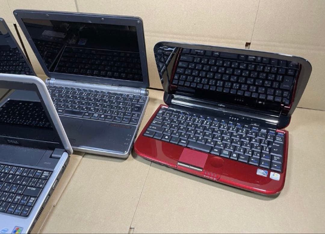 DELL FUJITSU ASUS ミニノート まとめて 7台
