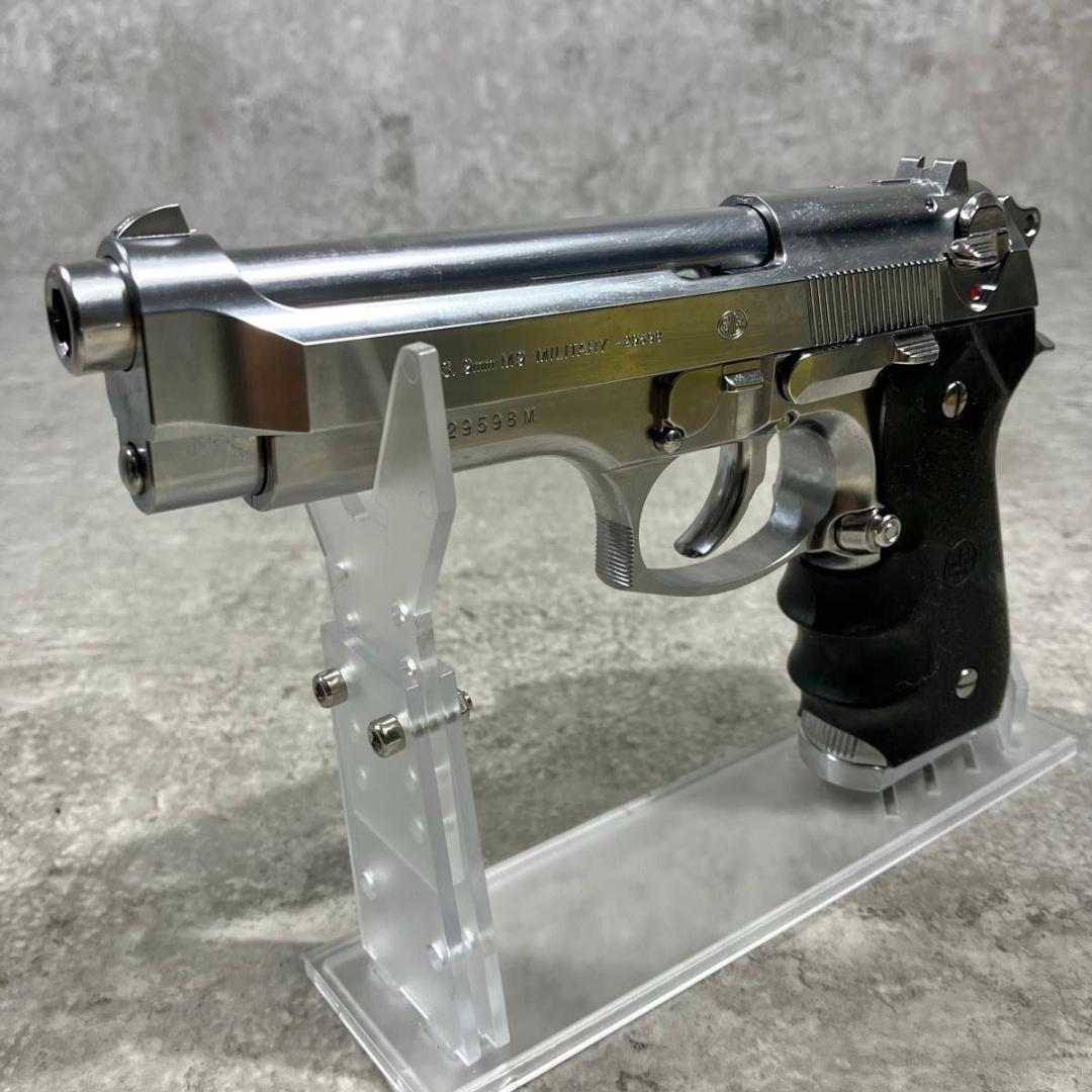 良品 東京マルイ M92F クローム ステンレス ガスガン ガス ブローバック