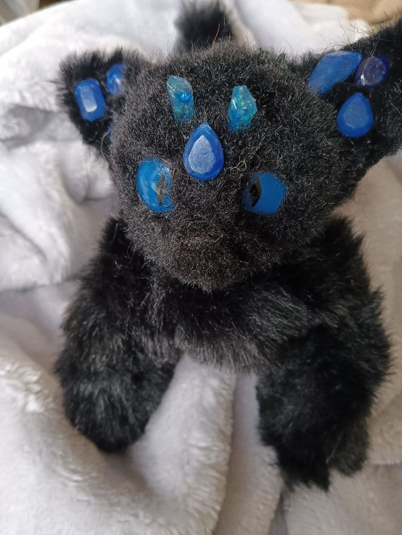 アートドール　黒猫　幻獣　ぬいぐるみ