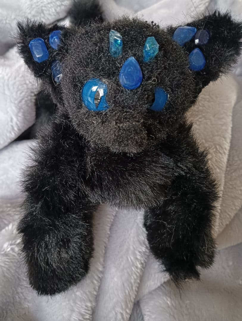 アートドール　黒猫　幻獣　ぬいぐるみ