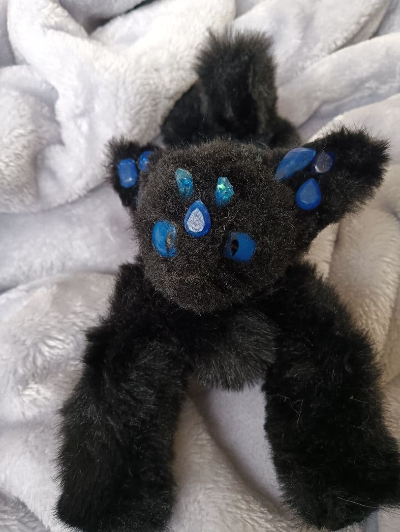 アートドール　黒猫　幻獣　ぬいぐるみ