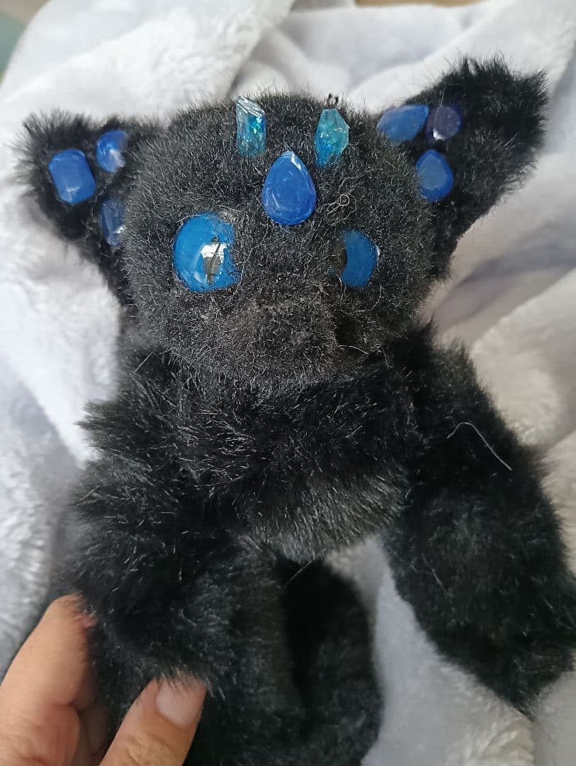 アートドール　黒猫　幻獣　ぬいぐるみ