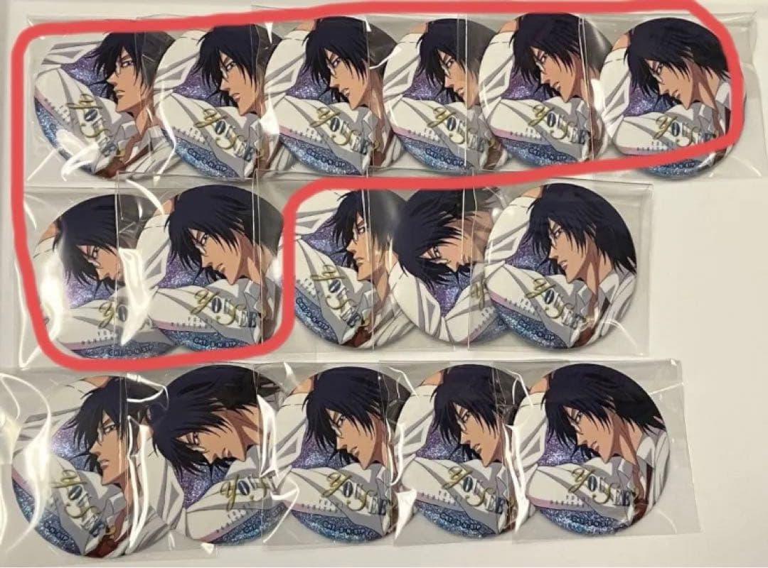 忍足侑士 シャイニー缶バッジ 8個セット