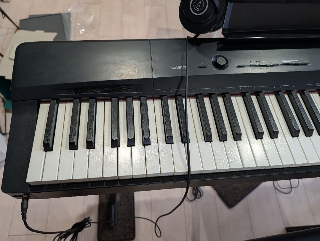 電子ピアノ88鍵盤+スタンド+椅子+ヘッドフォン+ペダル PX-160