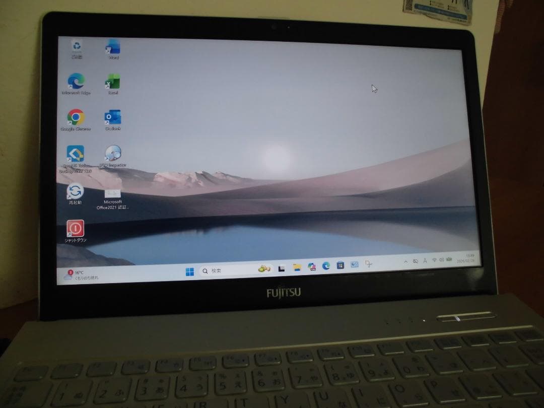 富士通 13.3\" SH75/M SSD128GB 8GB Win11