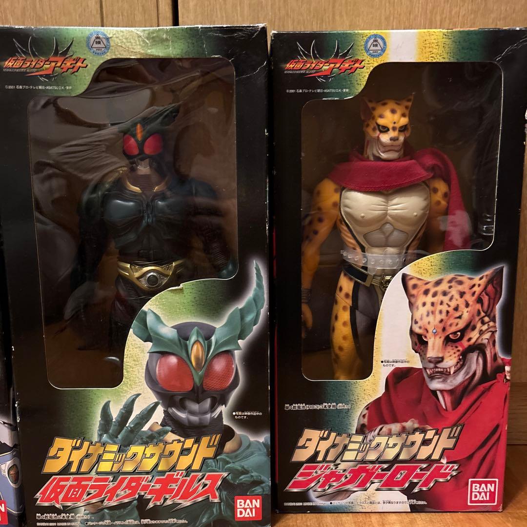 仮面ライダー　アギト　ギルス　G3X ジャガーロード　4タイプ　25周年　開封済