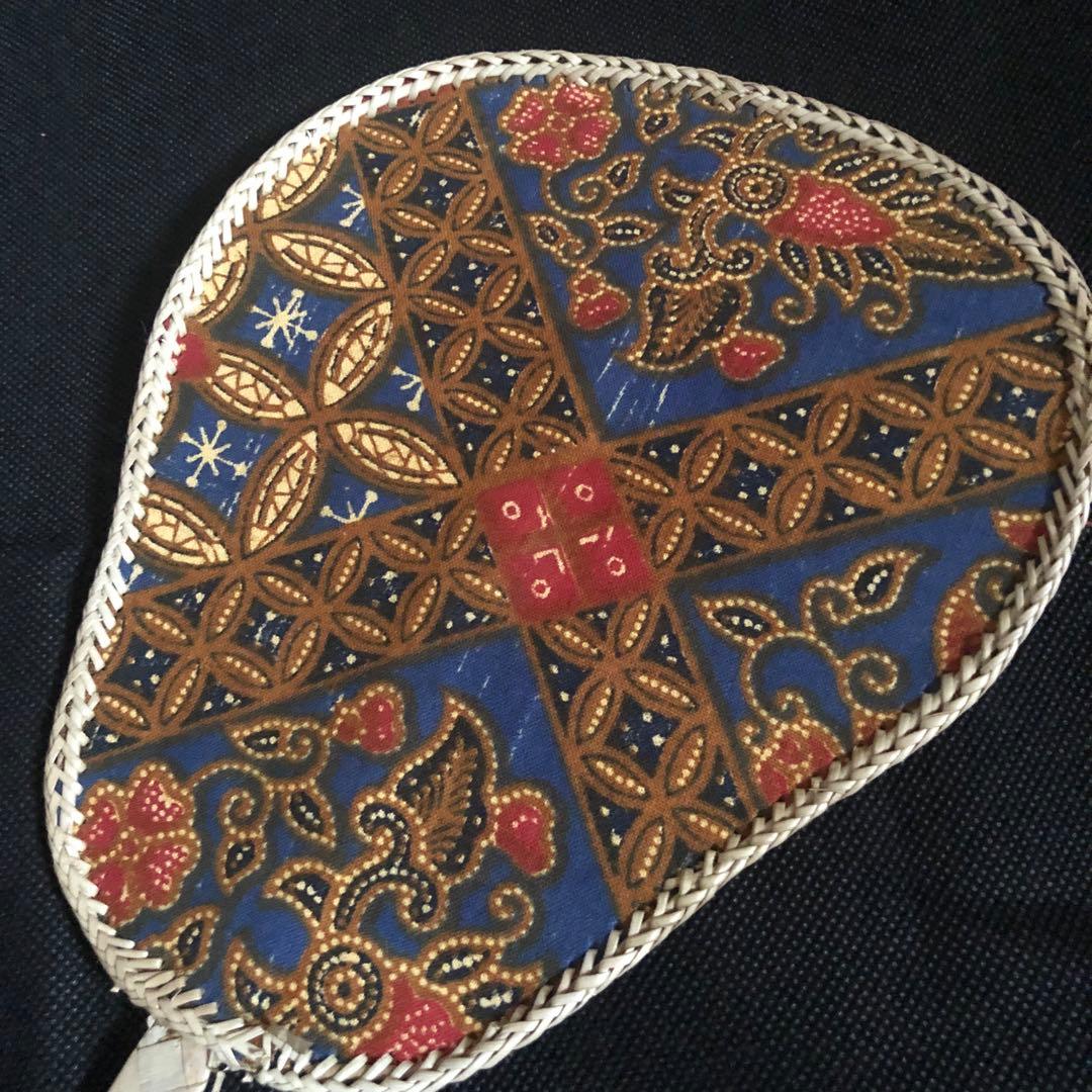 柄　うちわ　扇子　日本風　エスニック　インテリア　レトロ　アンティーク