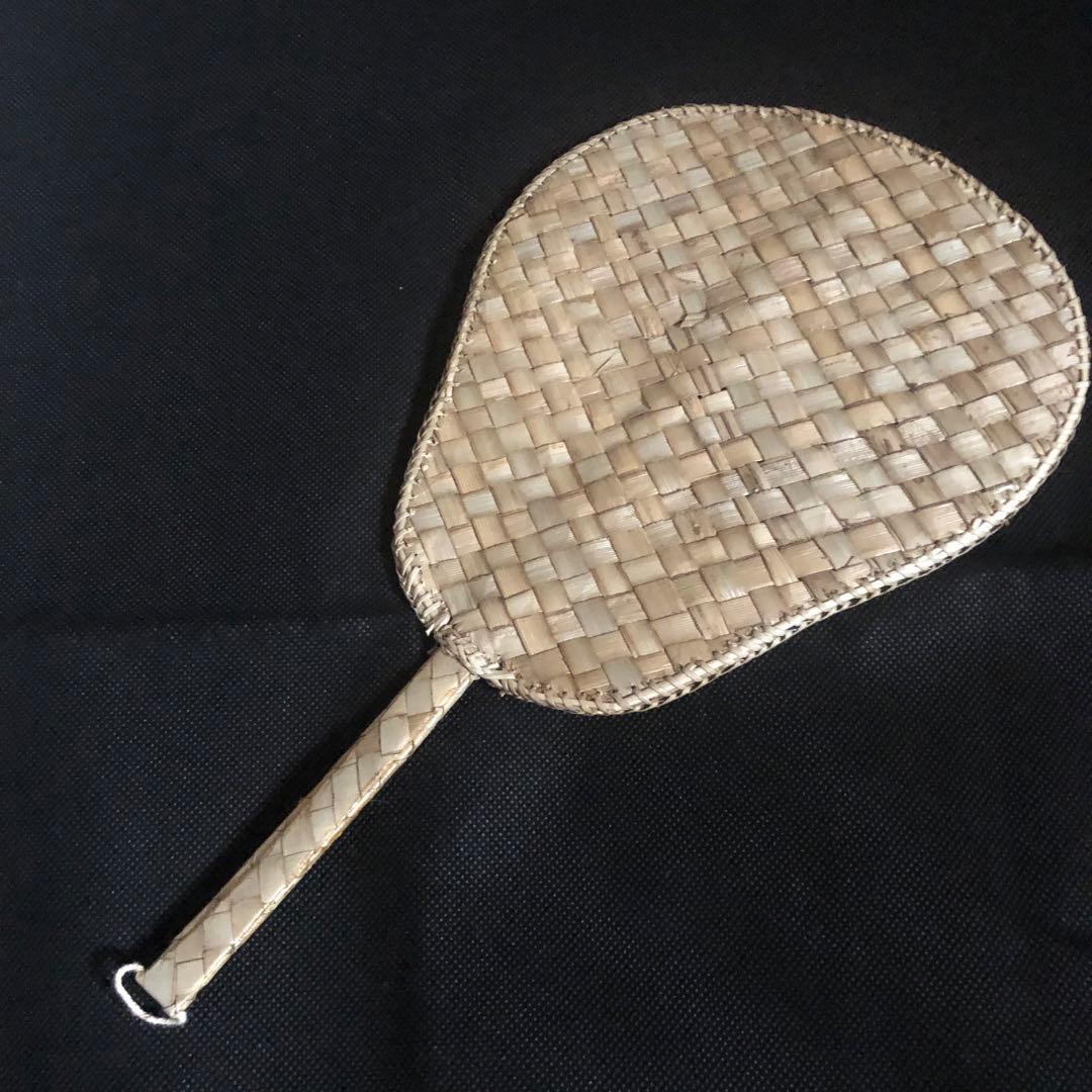 柄　うちわ　扇子　日本風　エスニック　インテリア　レトロ　アンティーク