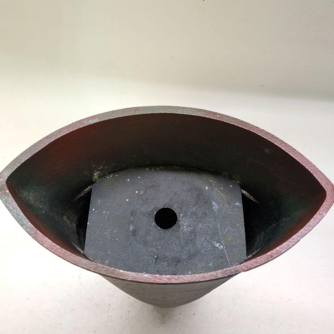 合金製花器「清流」池坊好み　池坊花器