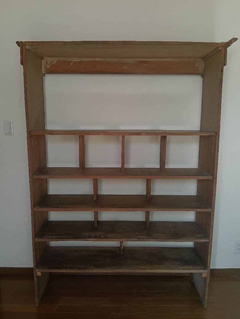 フランス アンティーク ヴィンテージ シェルフ 木製 家具 棚