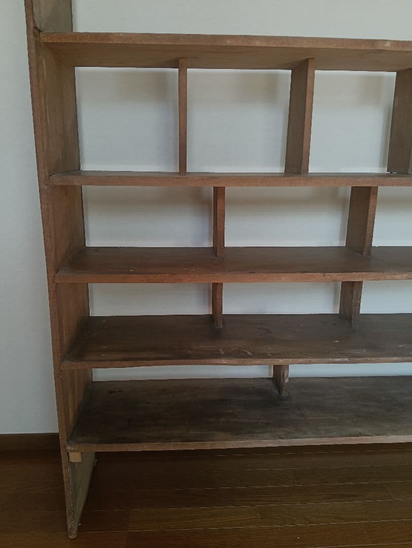 フランス アンティーク ヴィンテージ シェルフ 木製 家具 棚