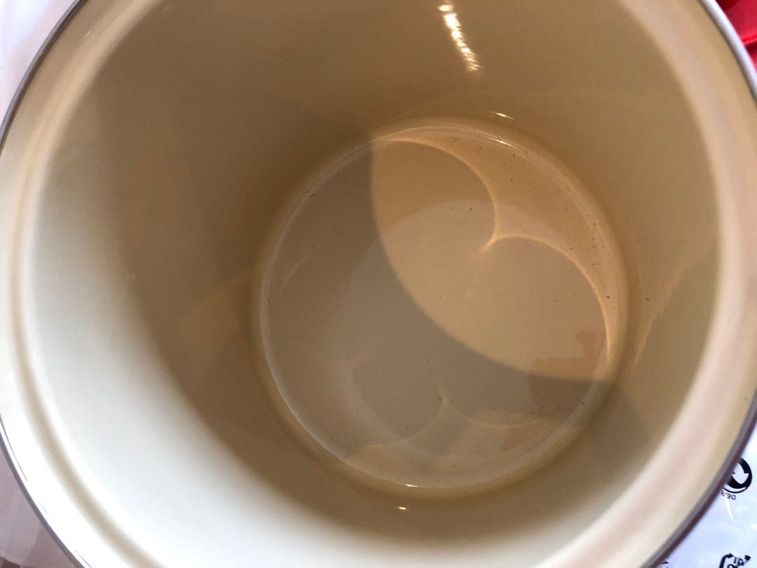 新品LE CREUSET ホーロー鍋 赤 20cm