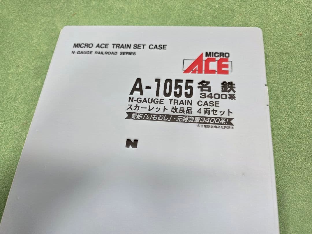 マイクロエース鉄道模型A-1055 名鉄3400系 スカーレット改良品4両セット