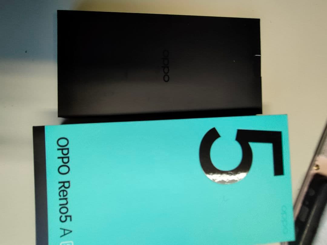 OPPO renoa5A ケース付き　シルバーブラック