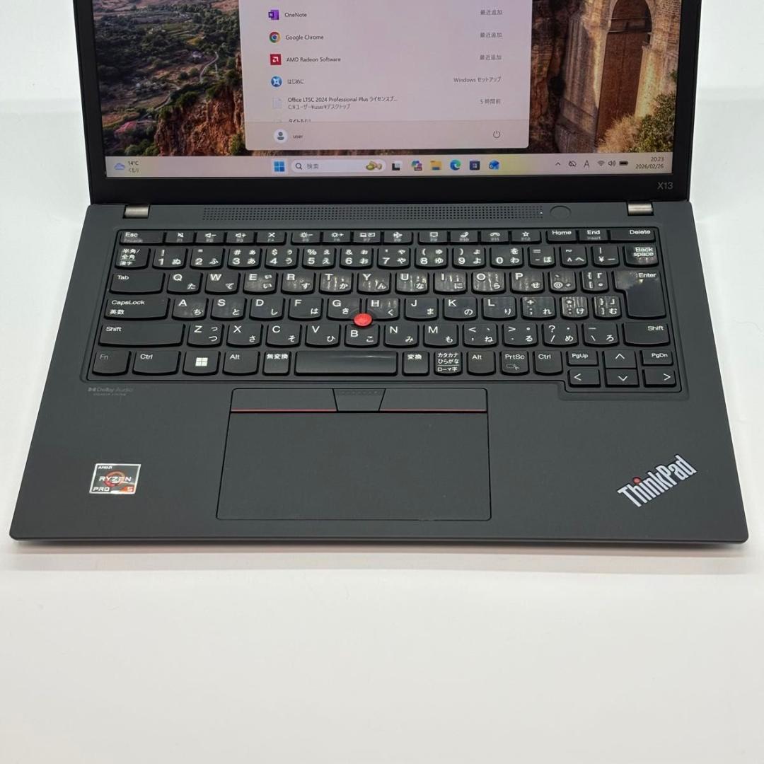 Windowsノート本体 ThinkPad X13 Gen2 AMD Ryzen5PRO 5650U 8