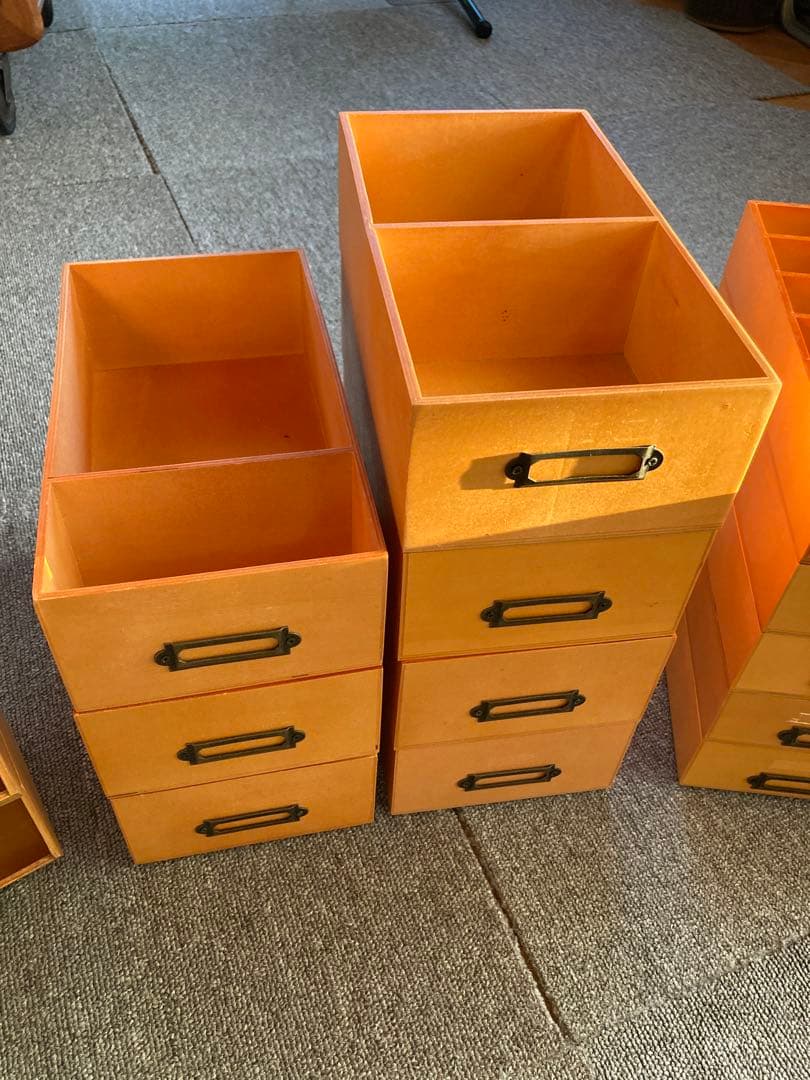 フェリシモ　木製　小分け　スタッキングボックス大　7つ