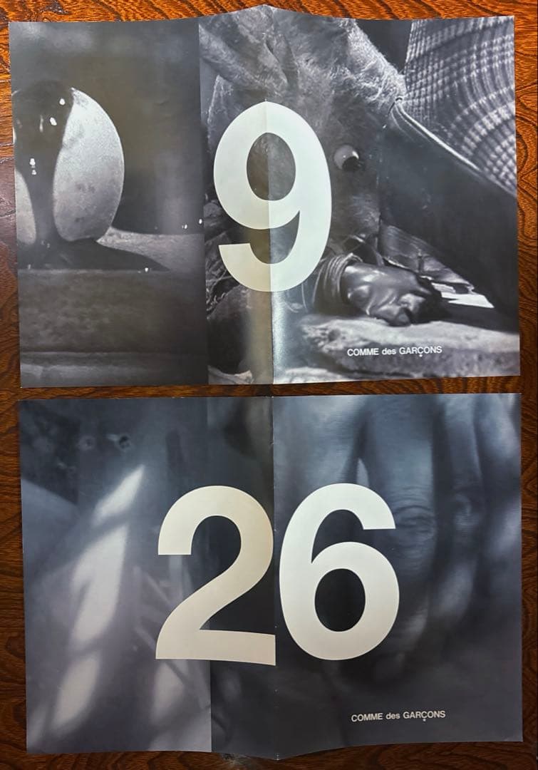 COMME des GARÇONS フライヤー　DM 6冊　2009〜2010