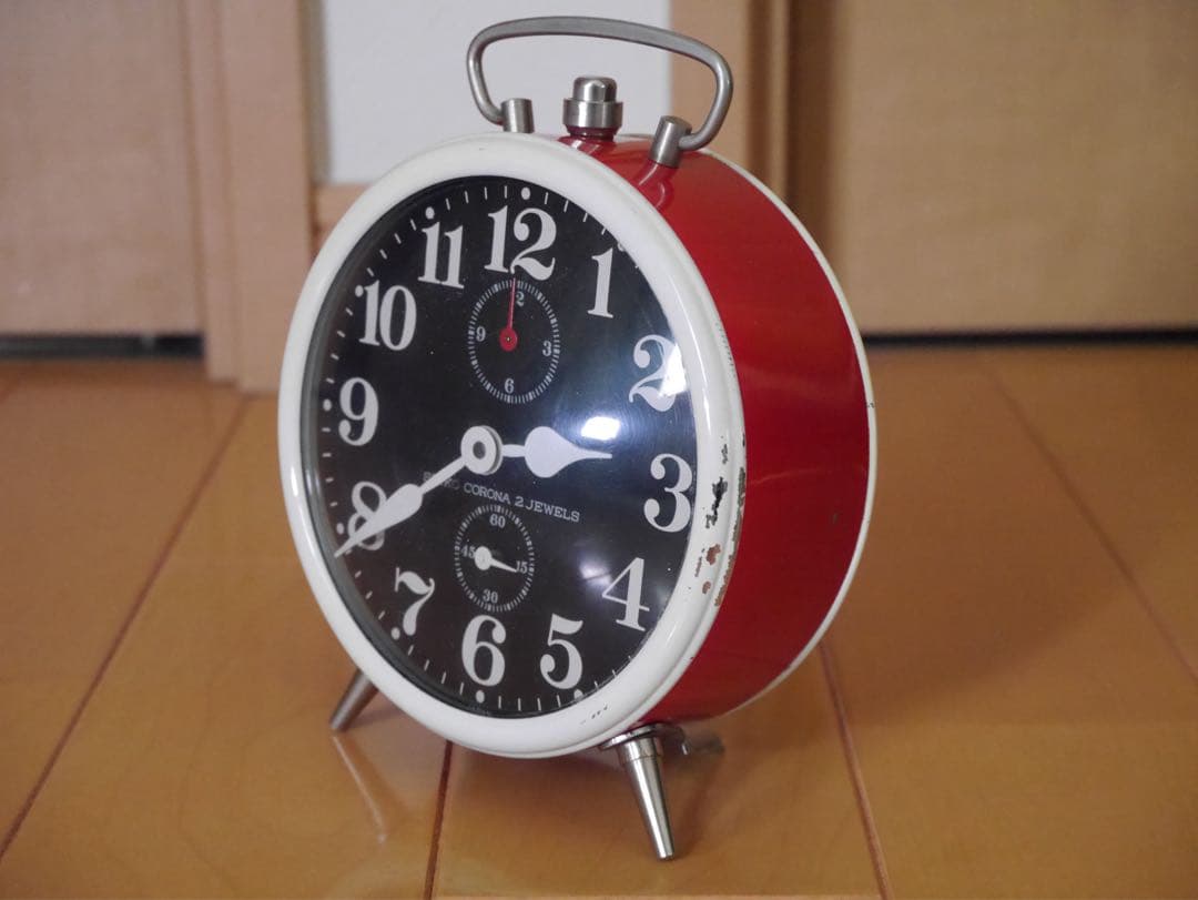 SEIKO CORONA 2 JEWELS カチカチ置き時計