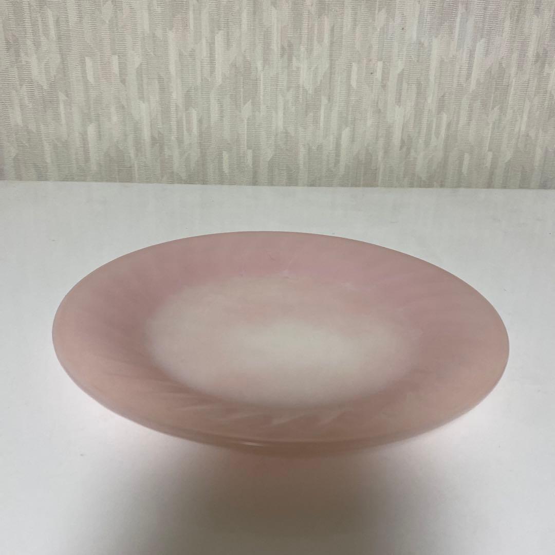 ファイヤーキング　ピンク　スワールサラダプレート