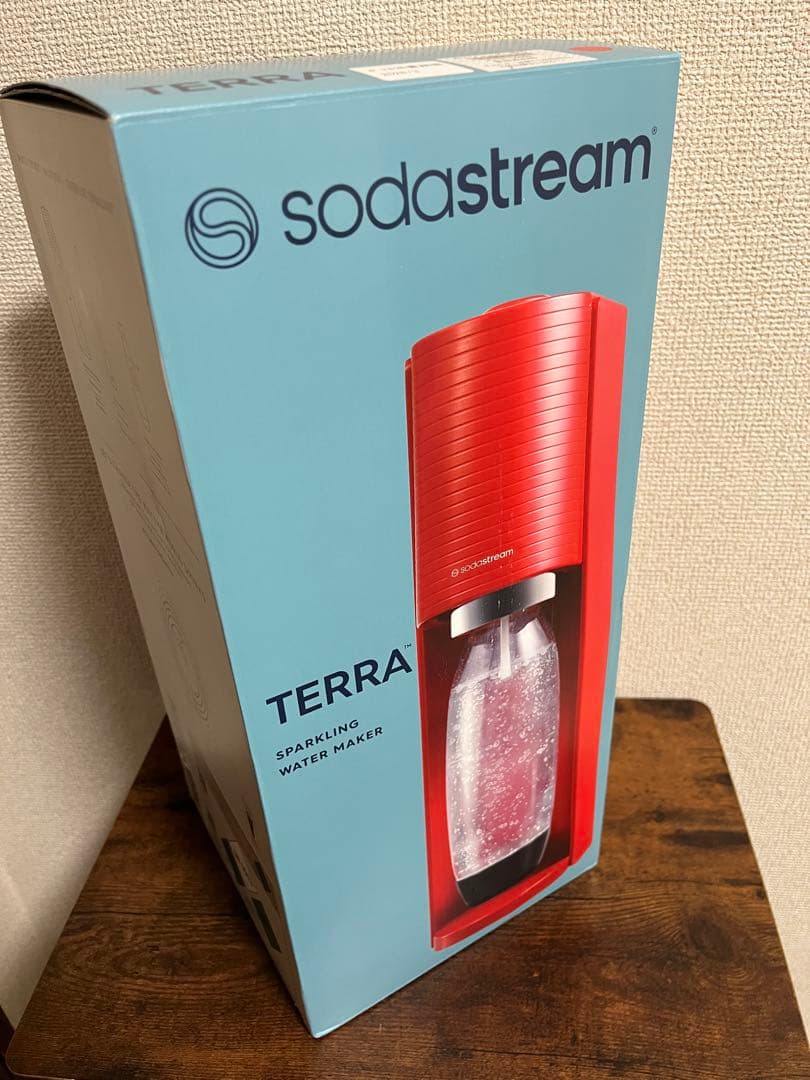 sodastream TERRA 炭酸水メーカー 赤　ソーダストリーム テラ
