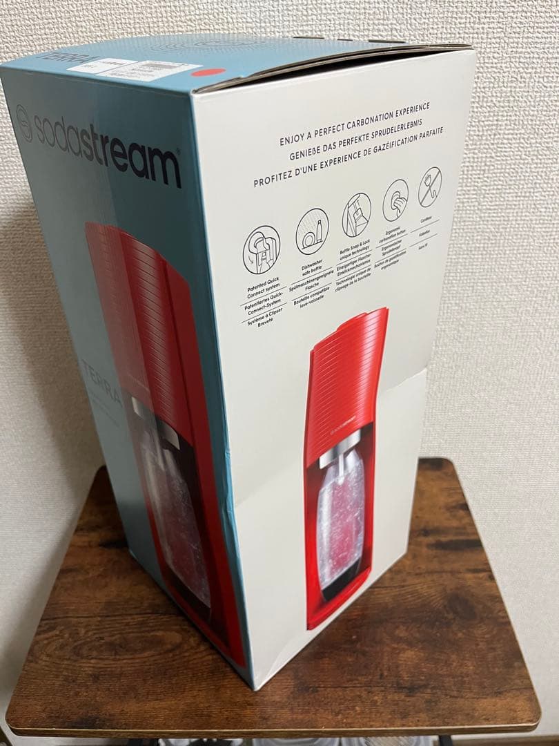 sodastream TERRA 炭酸水メーカー 赤　ソーダストリーム テラ