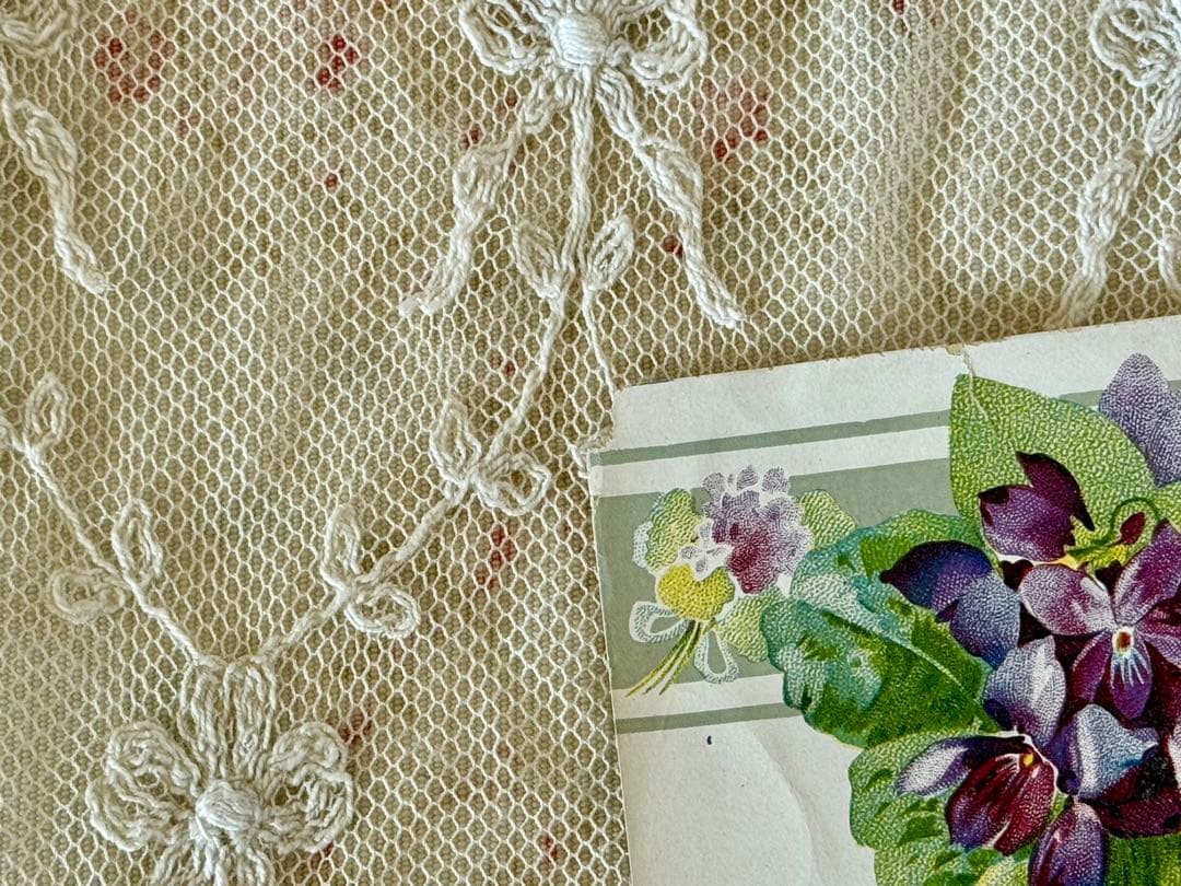 フランス　アンティーク　サボンラベルセットSavon ＊Violettes ＊