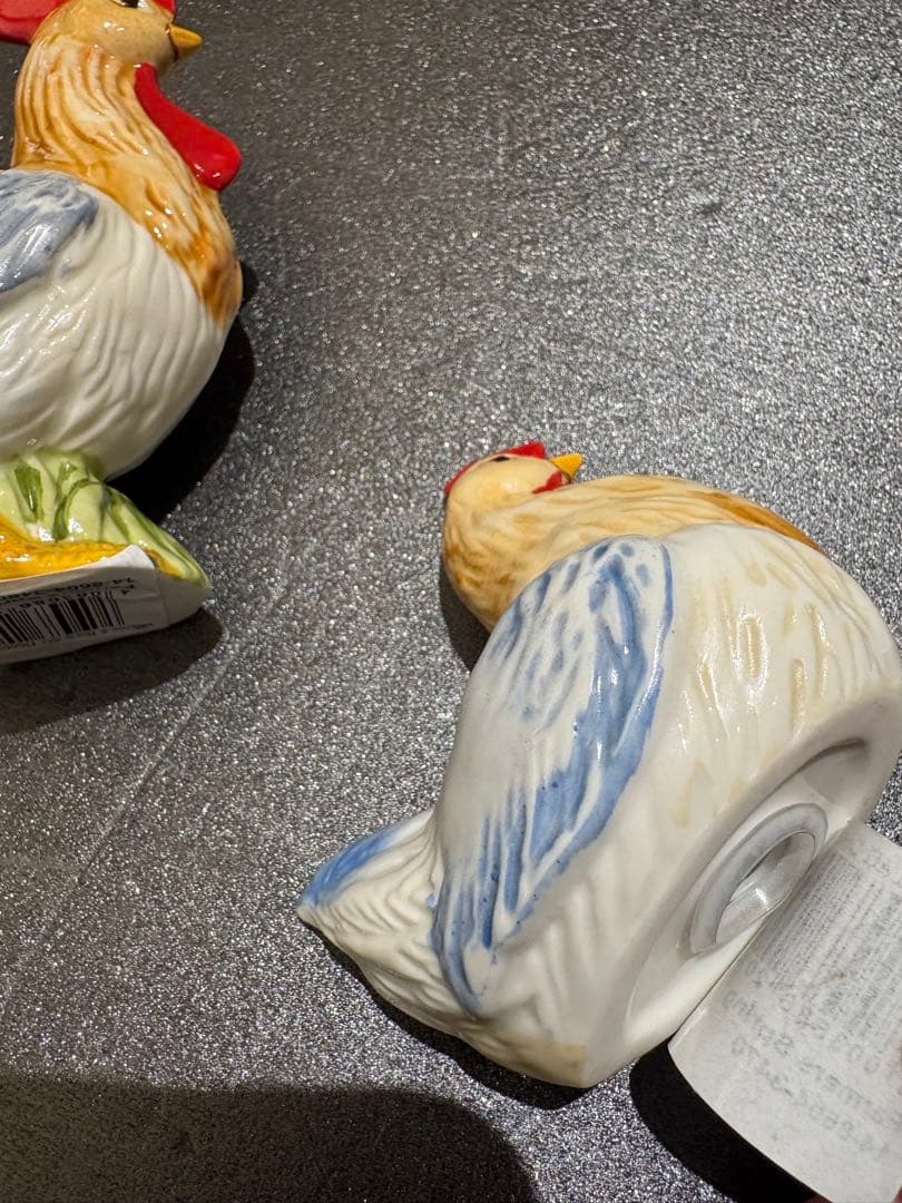 【レア箱付】ビレロイ&ボッホ　陶器　鶏　2個セット　イースター