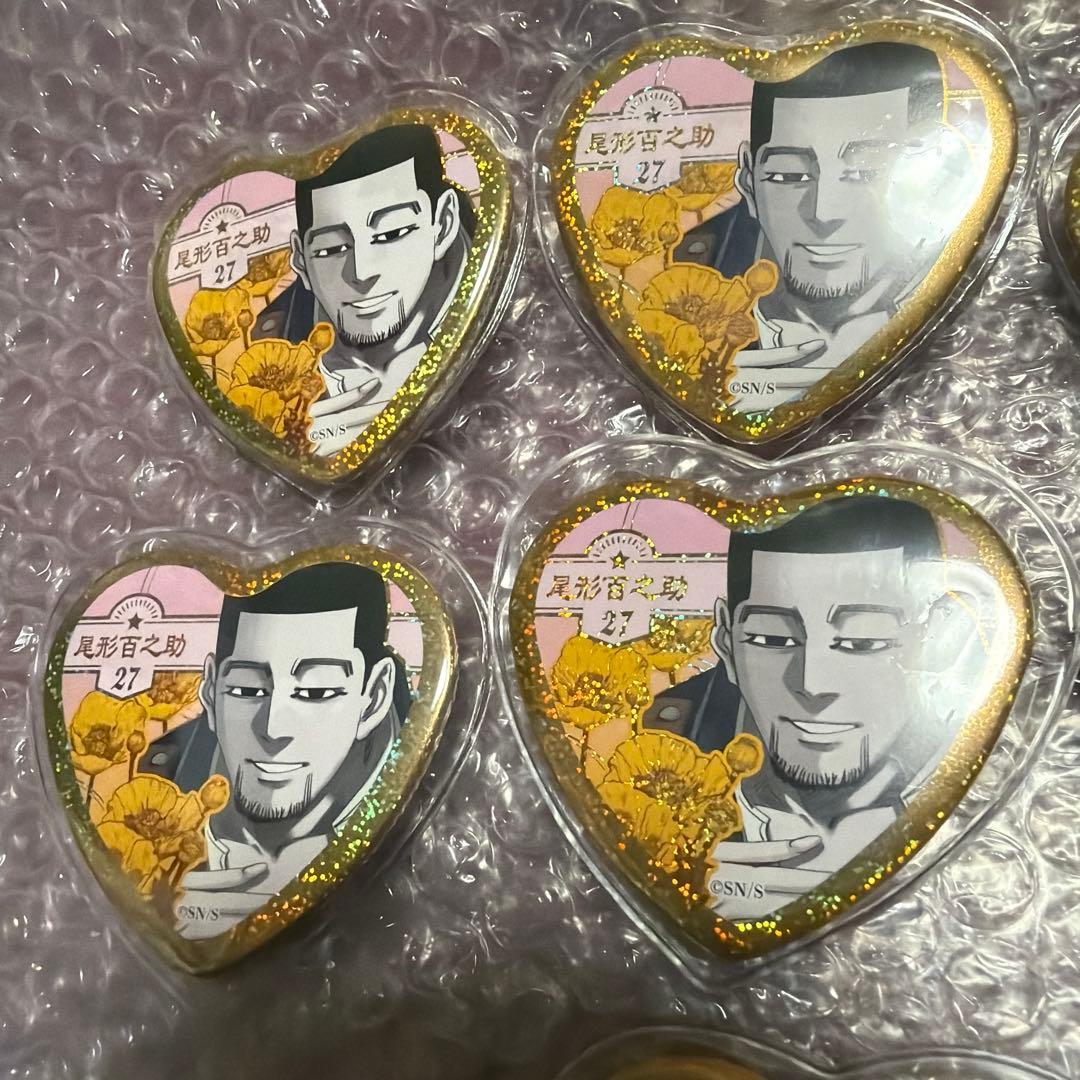 ゴールデンカムイ　尾形百之助　原画展　愛です缶バッジ