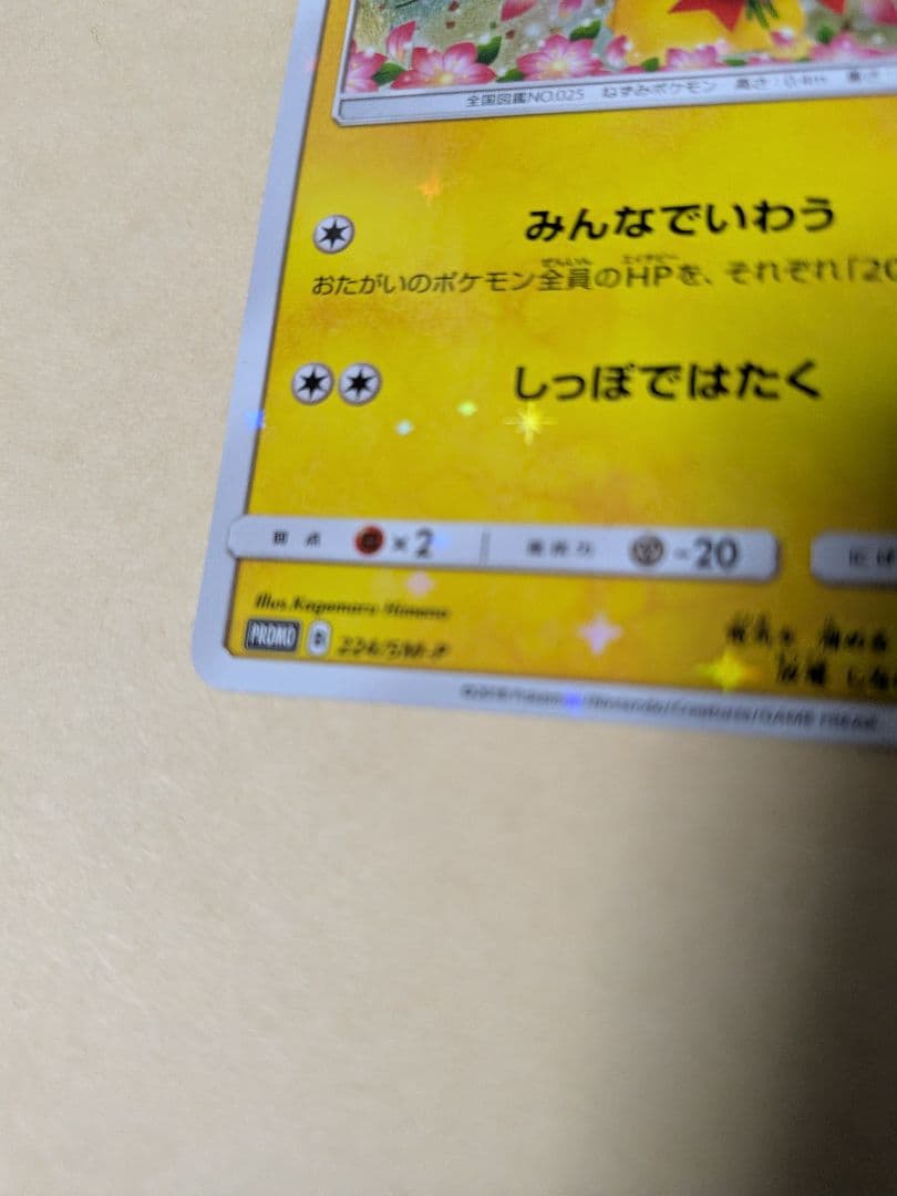 みんなでいわう ピカチュウ：ポケモンセンター20周年記念キャンペーン PROMO