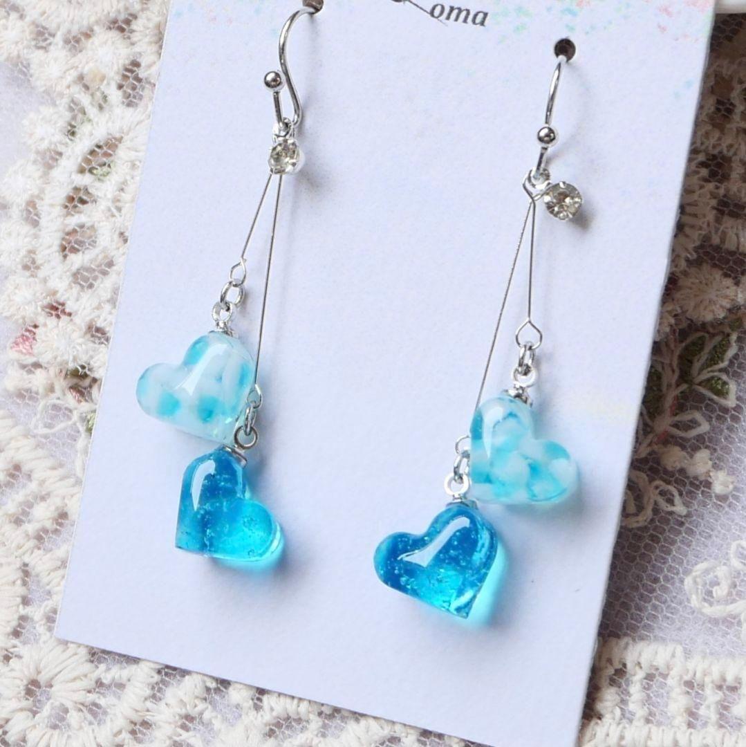 タムタムチンク　ガラス　レジン　イヤリング