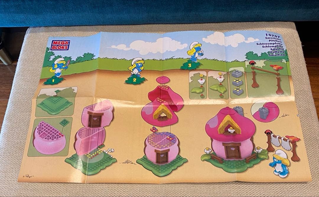 【Mega Bloks 】Smurf セット　スマーフェットのおうち