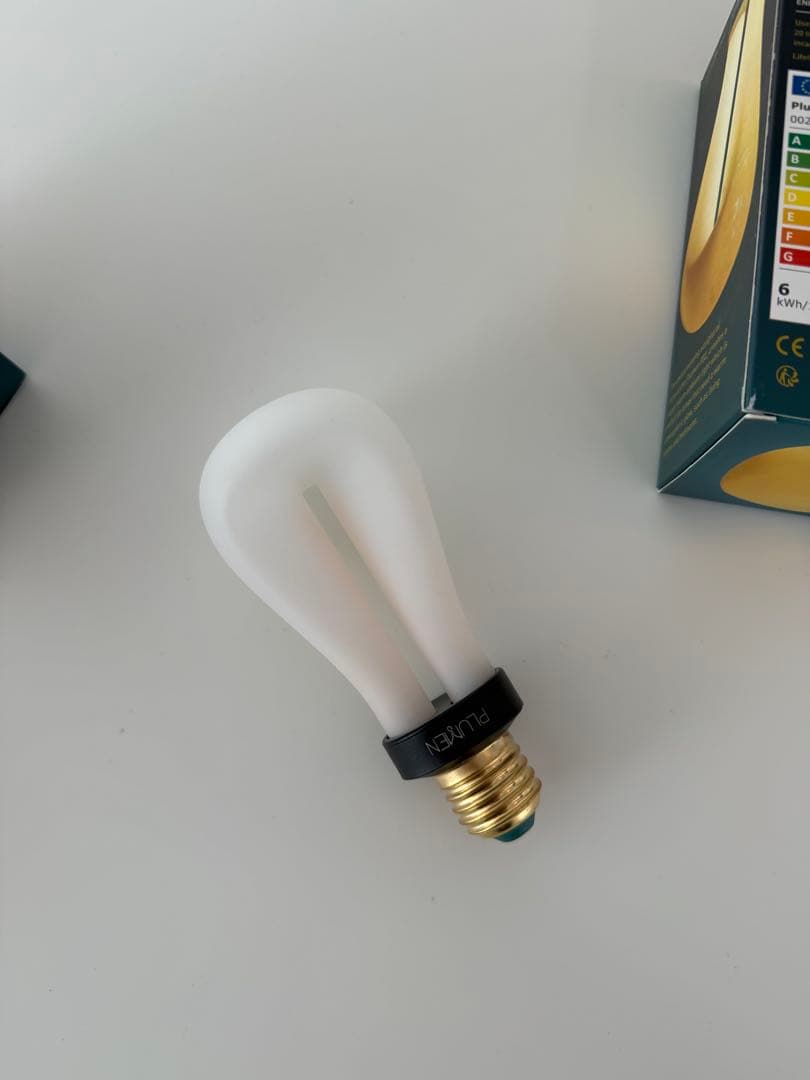 PLUMEN（プルーメン）002 E27 6.5W LED電球　２つセット