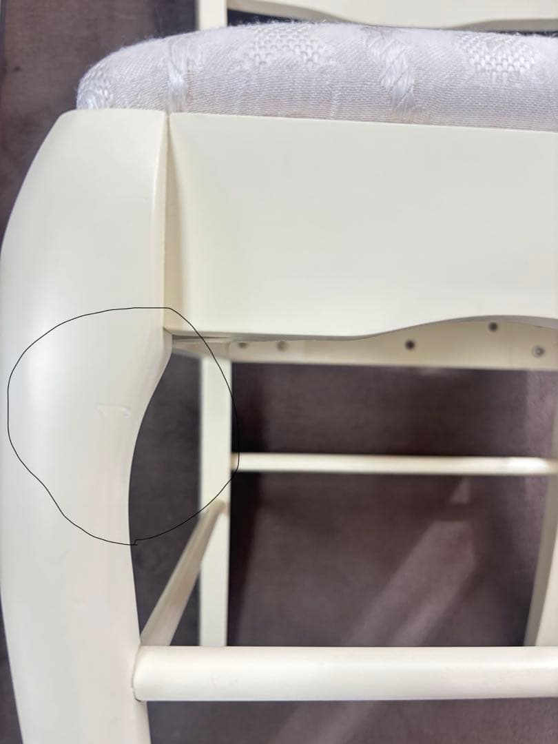 【別出品の椅子と同時購入してください】※猫脚木製机 テーブル　アンティーク調