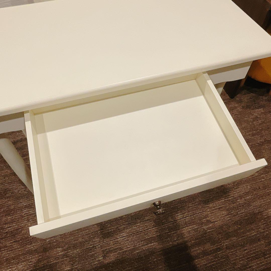 【別出品の椅子と同時購入してください】※猫脚木製机 テーブル　アンティーク調