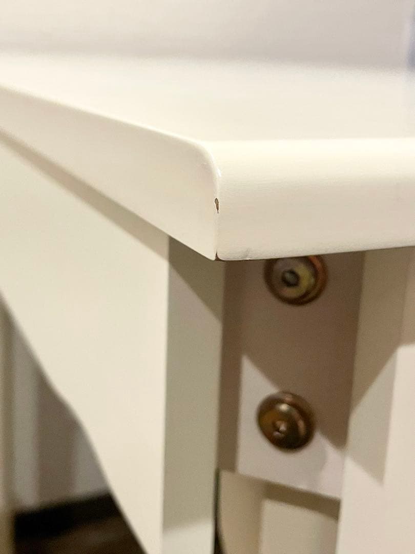 【別出品の椅子と同時購入してください】※猫脚木製机 テーブル　アンティーク調