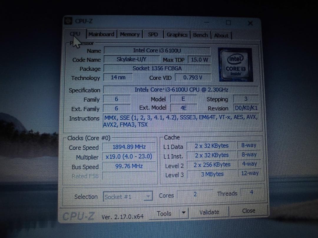 ThinkPad X270 CPU第6世代 SSD128GB Win11